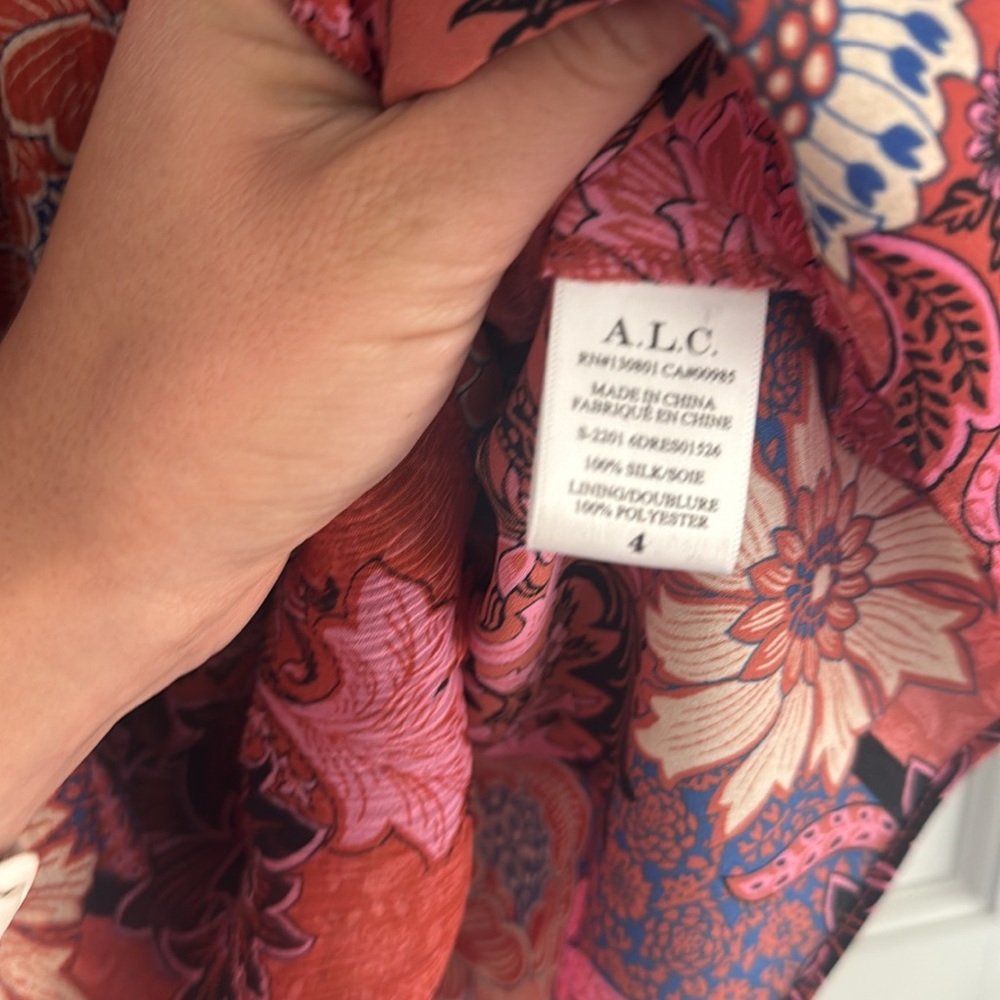 A.L.C. Multicolor Floral Dress - Picture 5 of 7